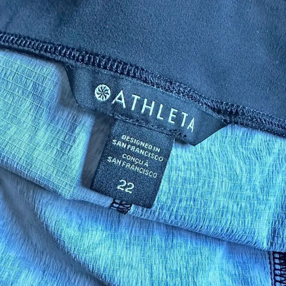 ATHLETA | Trekkie North Pants Kinetic Abstract Black Joggers Plus | Size 22 - Picture 8 of 9